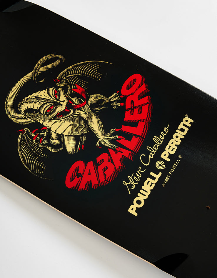 Powell Peralta Caballero Gold Foil Bones Brigade S16 Reissue Skateboard Deck - 10.09"