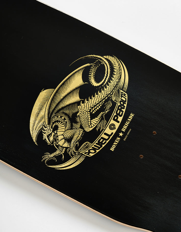 Powell Peralta Caballero Gold Foil Bones Brigade S16 Reissue Skateboard Deck - 10.09"