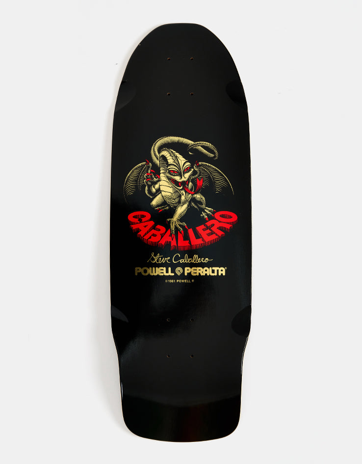 Powell Peralta Caballero Gold Foil Bones Brigade S16 Reissue Skateboard Deck - 10.09"