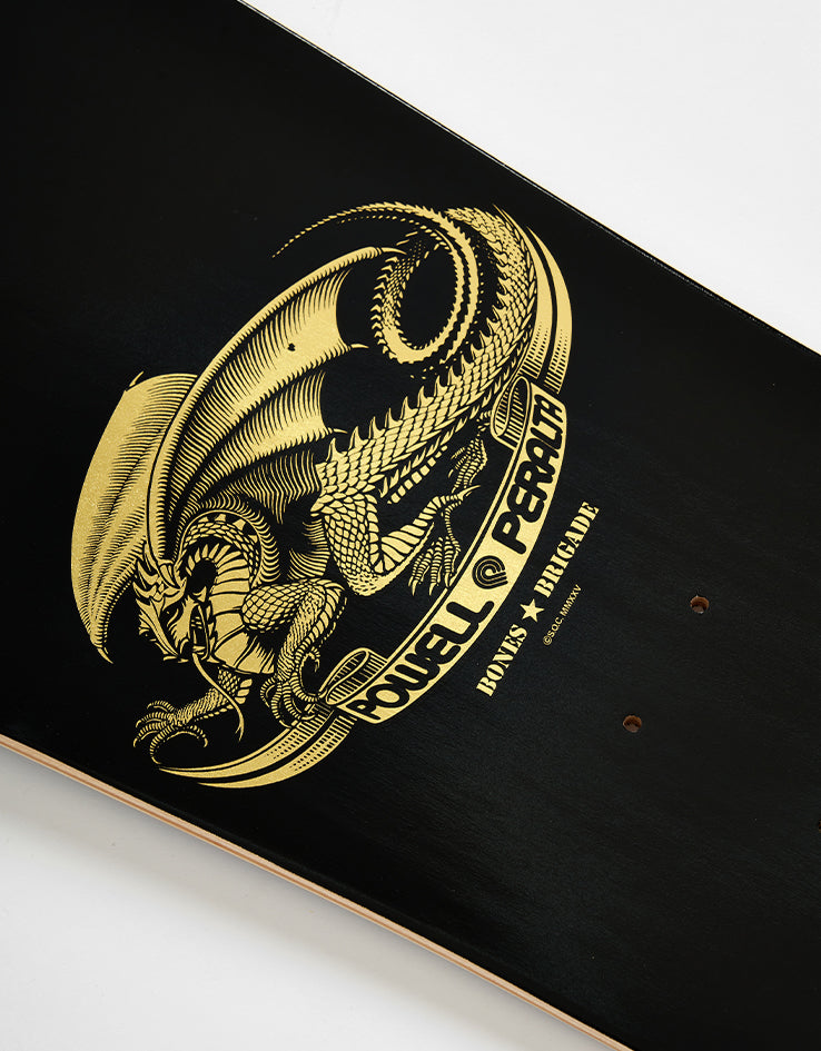 Powell Peralta Guerrero Gold Foil Bones Brigade S16 Reissue Skateboard Deck - 9.75"
