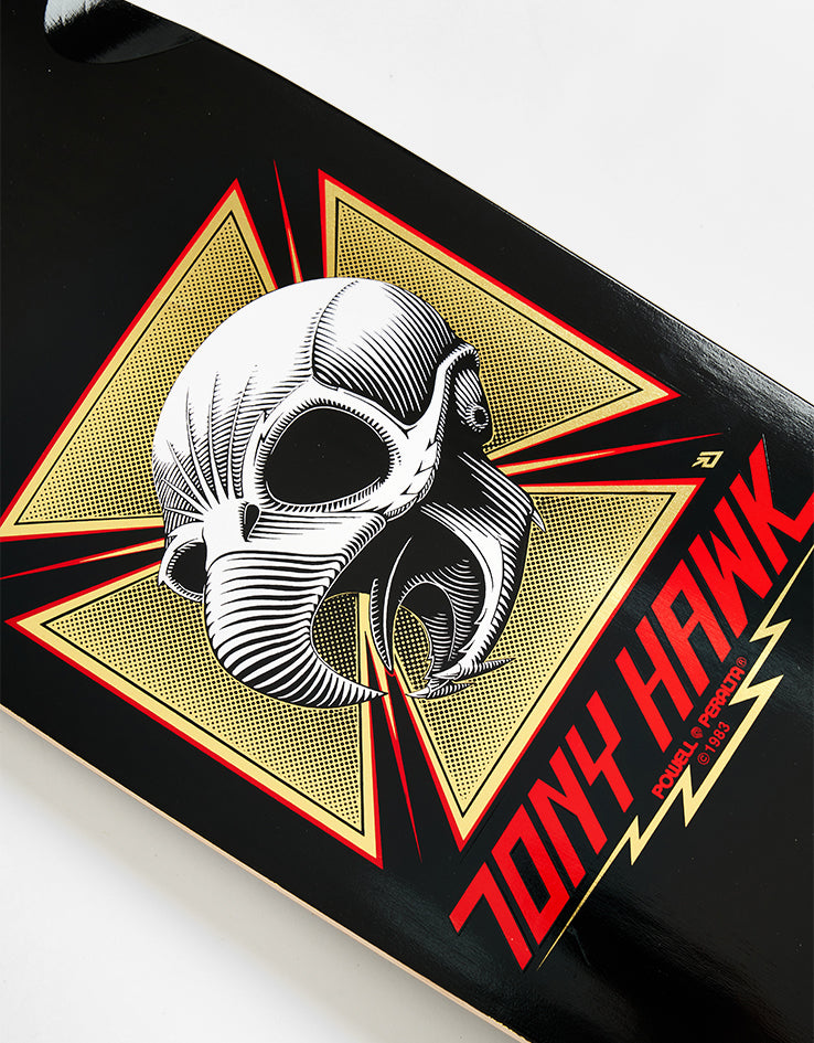 Powell Peralta Hawk Gold Foil Bones Brigade S16 Reissue Skateboard Deck - 10"