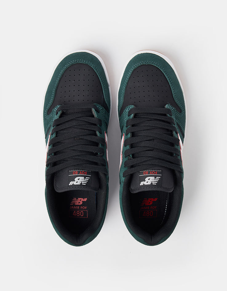 New Balance Numeric Foy 480 QS Skate Shoes - Forest Green/Black