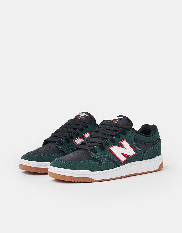 New Balance Numeric Foy 480 QS Skate Shoes - Forest Green/Black