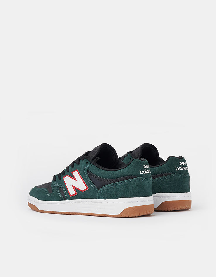 New Balance Numeric Foy 480 QS Skate Shoes - Forest Green/Black