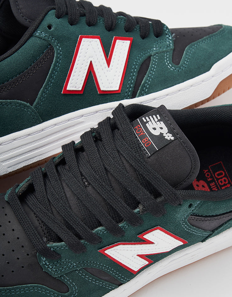 New Balance Numeric Foy 480 QS Skate Shoes - Forest Green/Black