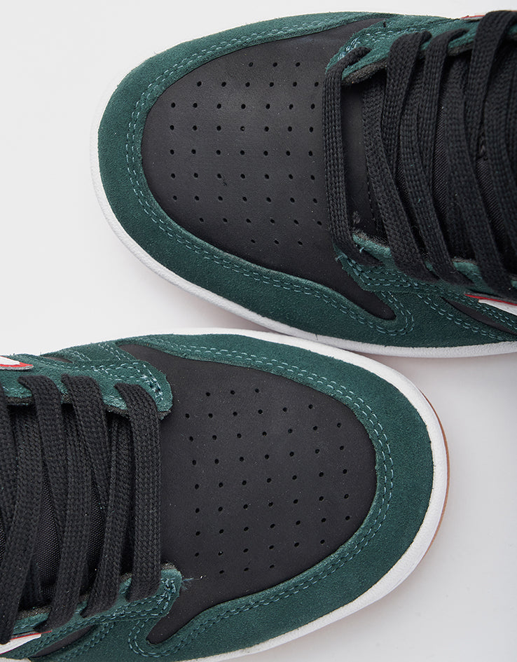 New Balance Numeric Foy 480 QS Skate Shoes - Forest Green/Black