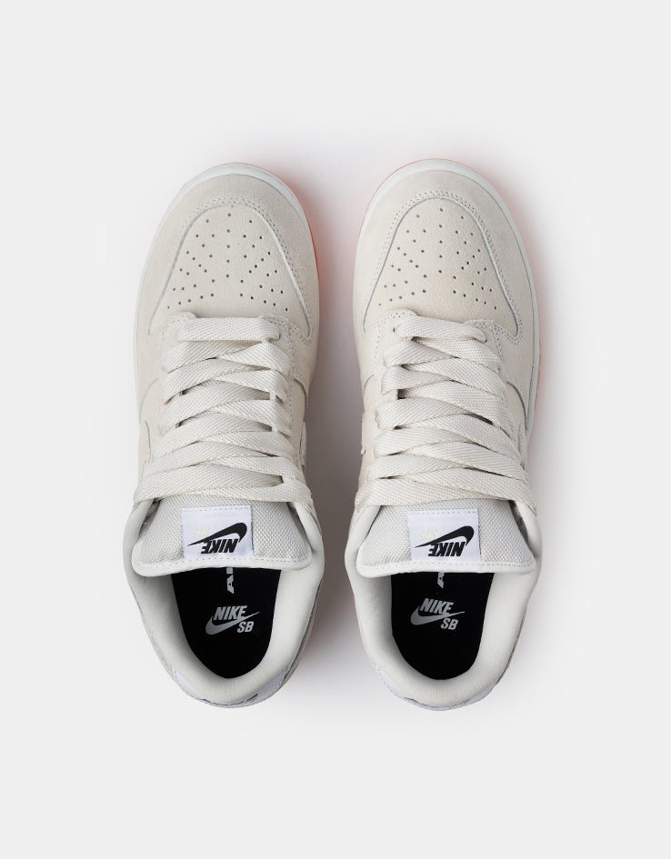 Nike SB Dunk Low Pro B Skate Shoes - Pale Ivory/Pale Ivory-Summit White-Gum
