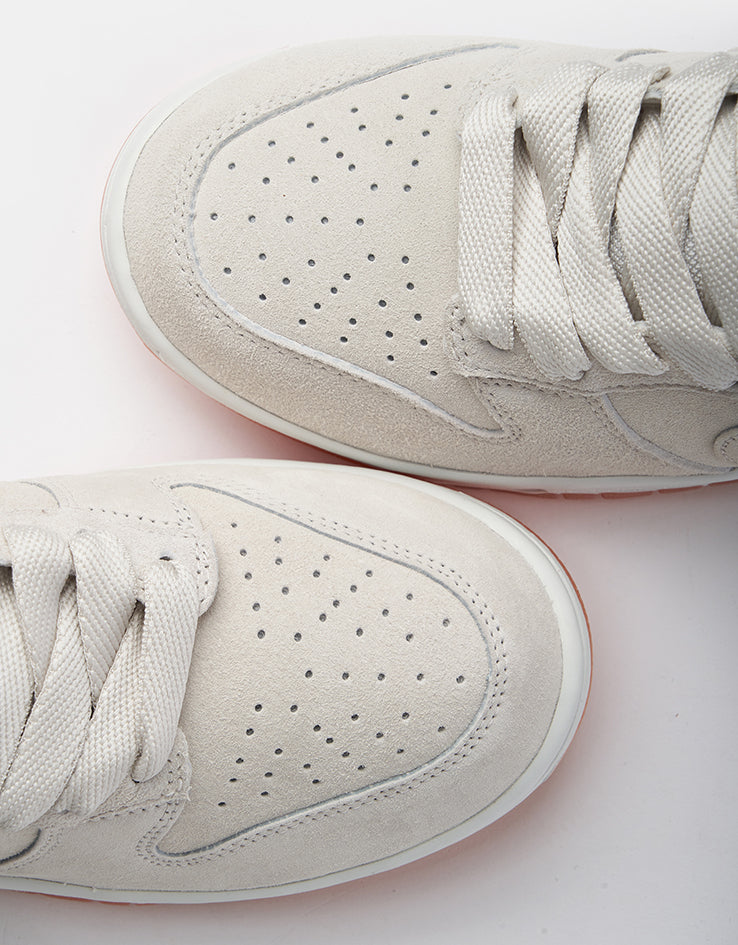 Nike SB Dunk Low Pro B Skate Shoes - Pale Ivory/Pale Ivory-Summit White-Gum