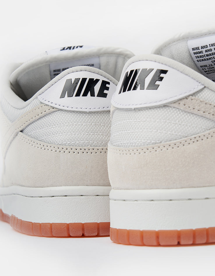Nike SB Dunk Low Pro B Skate Shoes - Pale Ivory/Pale Ivory-Summit White-Gum