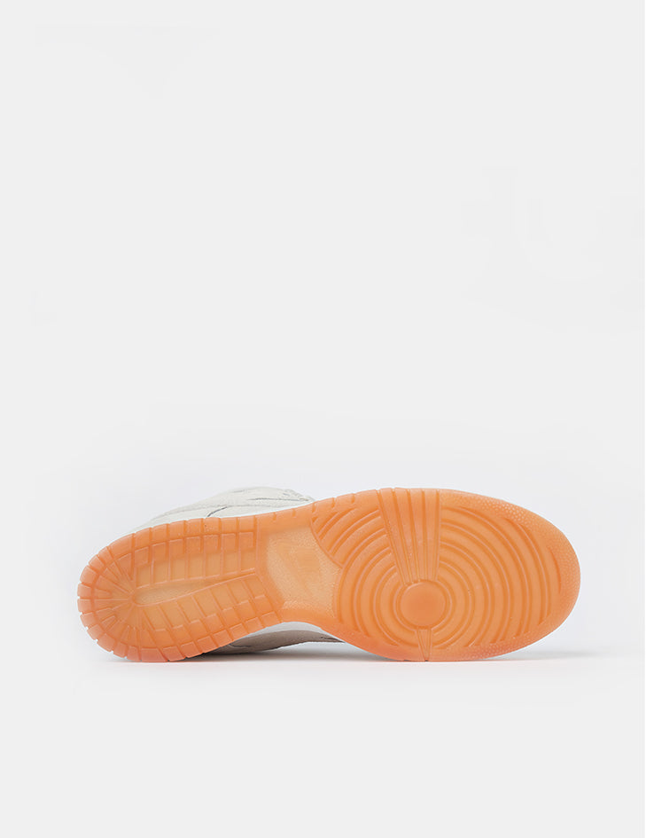 Nike SB Dunk Low Pro B Skate Shoes - Pale Ivory/Pale Ivory-Summit White-Gum