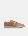 Nike SB Dunk Low Pro Skate Shoes - Red Stardust/Neutral Olive-Monarch