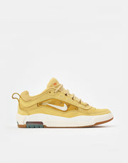 Nike SB Air Max Ishod ISO Skate Shoes - Saturn Gold/Sail-Saturn Gold-Solar