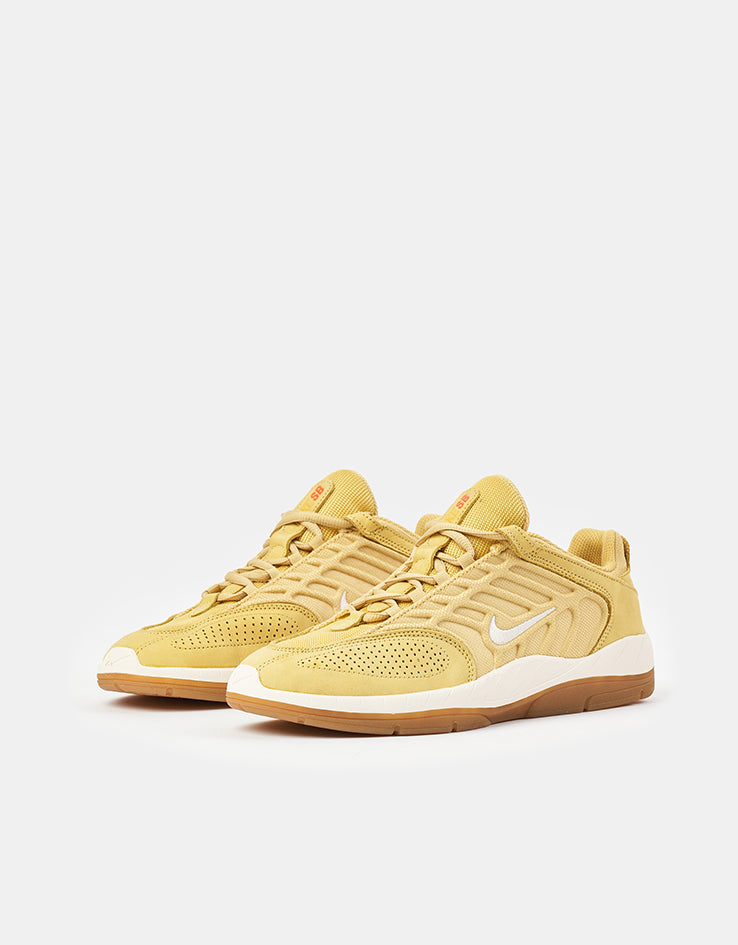 Nike SB Vertebrae ISO Skate Shoes - Saturn Gold/Sail-Saturn Gold-Solar