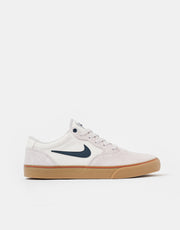 Nike SB Chron 2 Skate Shoes - Vast Grey/Armory Navy-Dark Russet