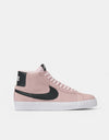 Nike SB Zoom Blazer Mid Skate Shoes - Pink Foam/Anthracite-White-Gum Yellow