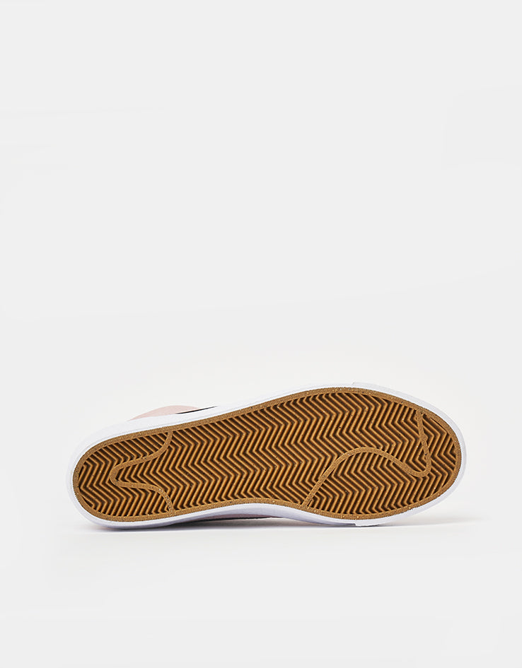 Nike SB Zoom Blazer Mid Skate Shoes - Pink Foam/Anthracite-White-Gum Yellow