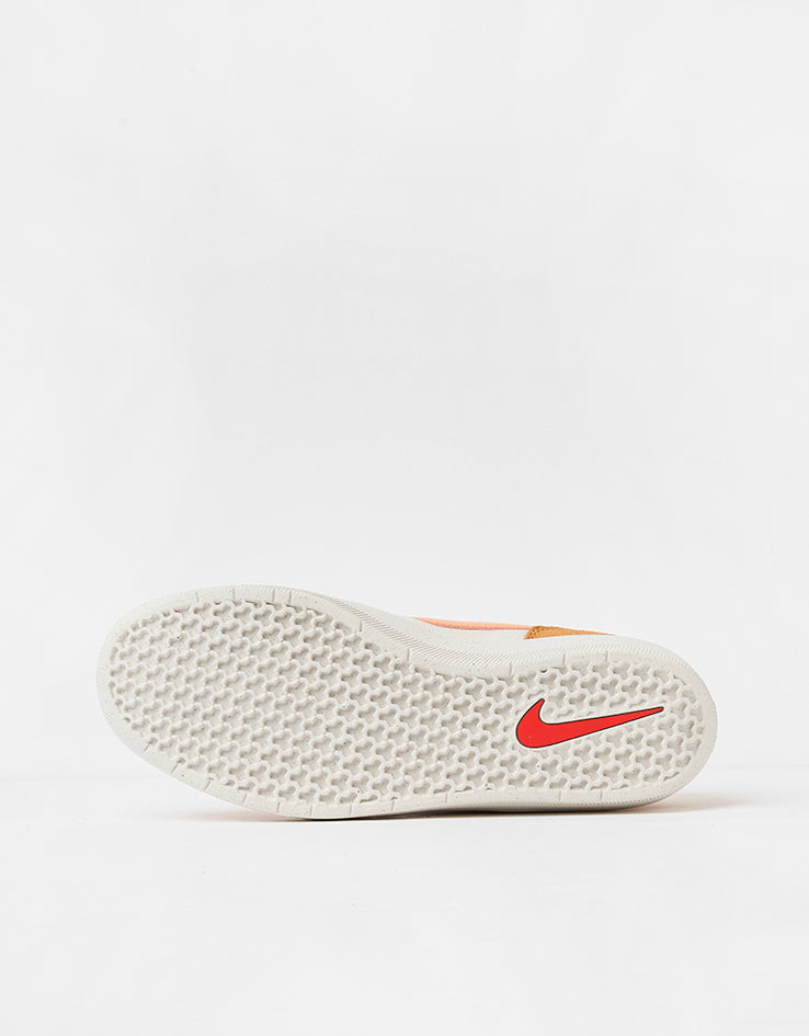 Nike SB Force 58 Skate Shoes - Pale Ivory/Apricot Agate-Copper Moon