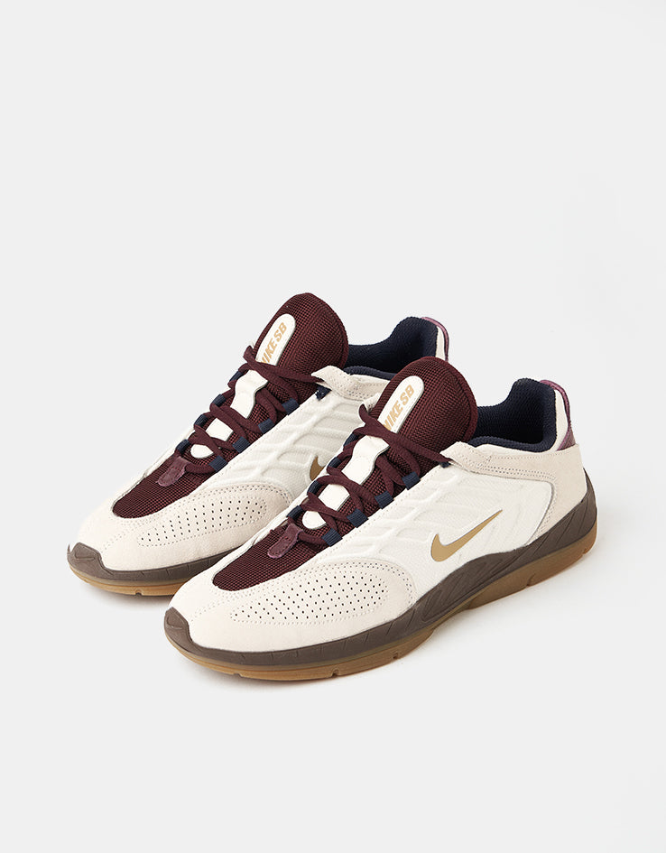Nike SB Vertebrae Skate Shoes - Phantom/Parachute Beige-Burgundy Crush