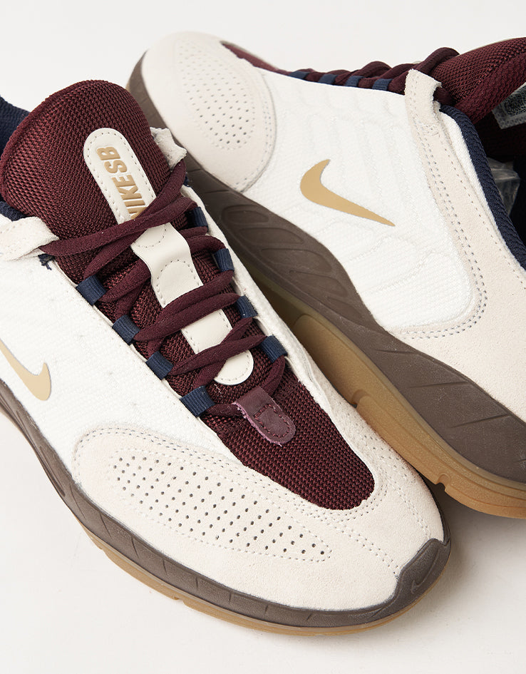 Nike SB Vertebrae Skate Shoes - Phantom/Parachute Beige-Burgundy Crush