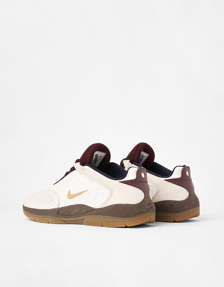 Nike SB Vertebrae Skate Shoes - Phantom/Parachute Beige-Burgundy Crush