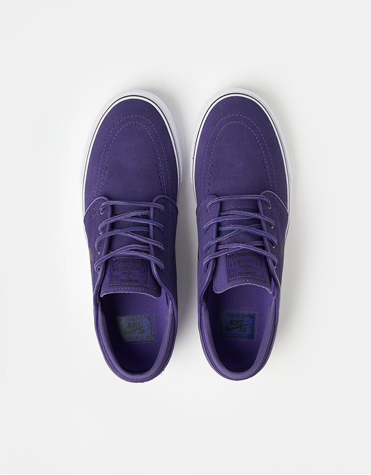 Nike SB Zoom Janoski OG+ Skate Shoes - Court Purple/Black-Court Purple-White