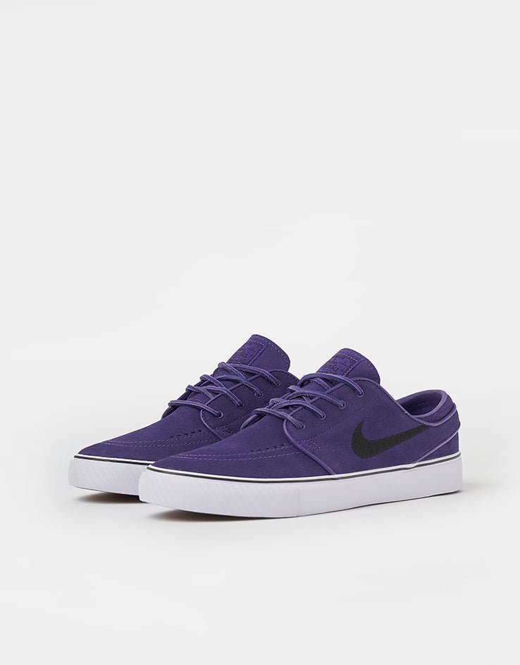 Nike SB Zoom Janoski OG+ Skate Shoes - Court Purple/Black-Court Purple-White