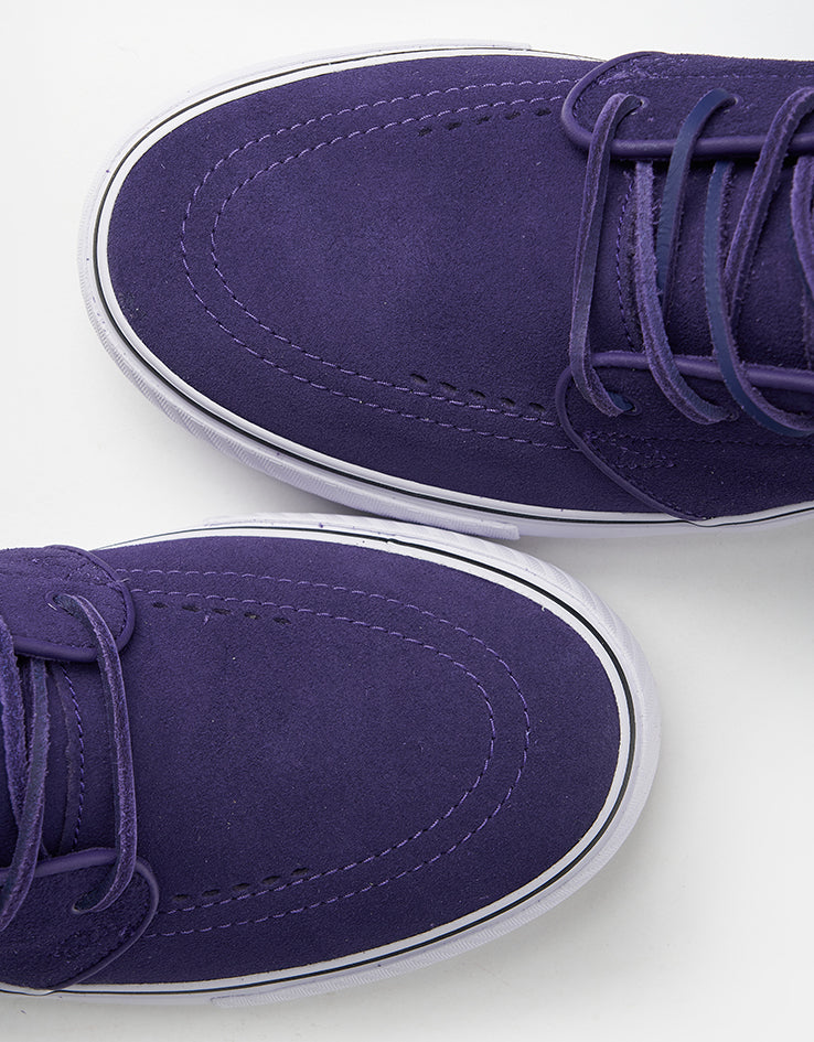 Nike SB Zoom Janoski OG+ Skate Shoes - Court Purple/Black-Court Purple-White