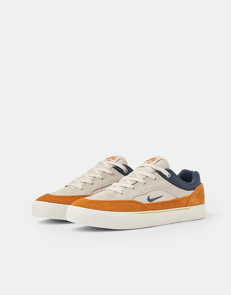 Nike SB Malor Skate Shoes - Lt Orewood Brn/Thunder Blue-Monarch-Sail