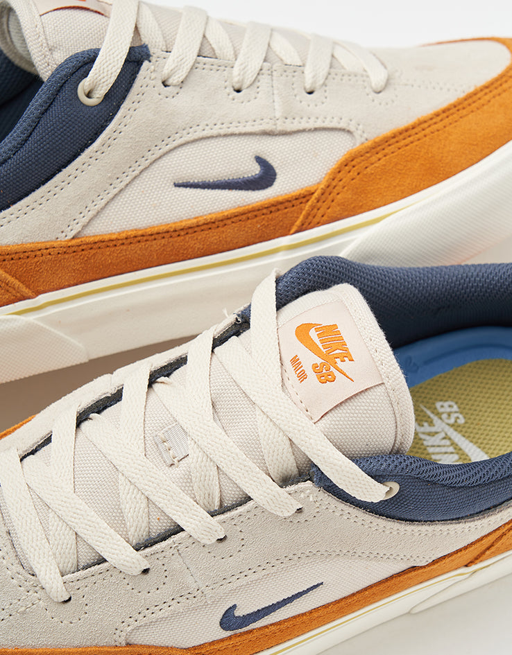 Nike SB Malor Skate Shoes - Lt Orewood Brn/Thunder Blue-Monarch-Sail