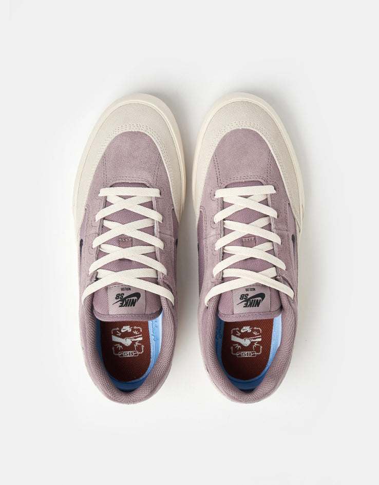 Nike SB Malor TE Skate Shoes - Taupe Grey/Black-Lt Orewood Brn-Cinnamon