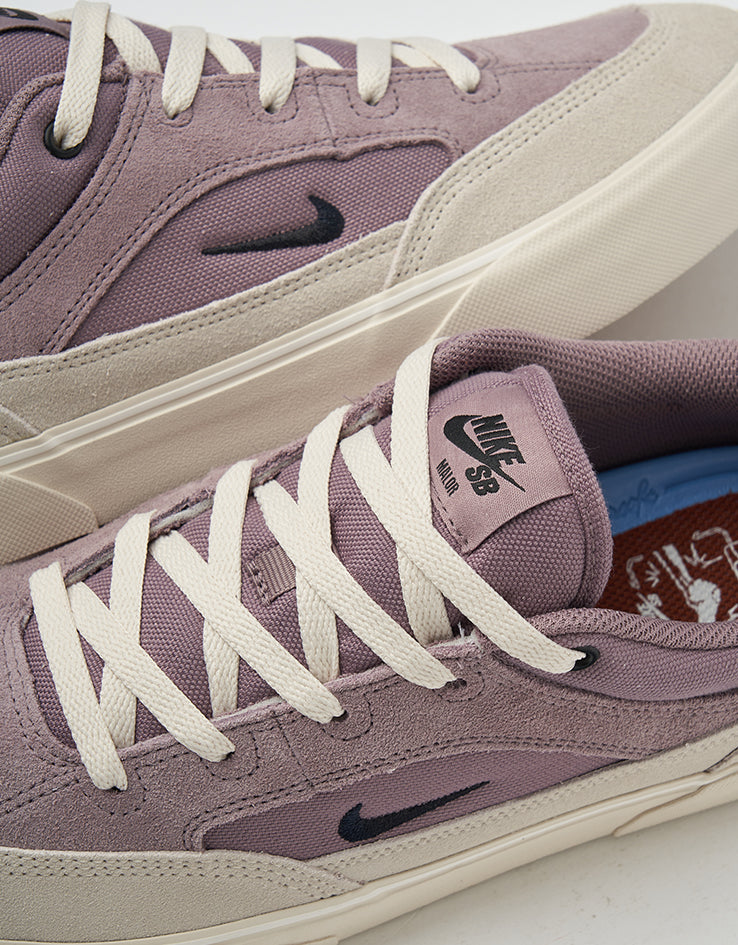 Nike SB Malor TE Skate Shoes - Taupe Grey/Black-Lt Orewood Brn-Cinnamon