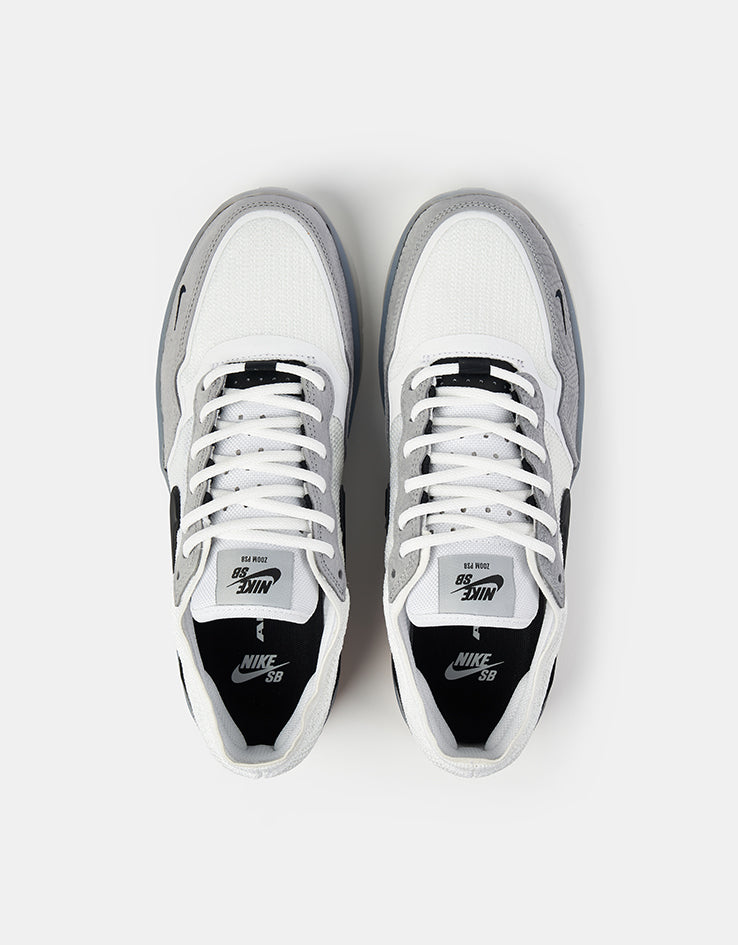 Nike SB PS8 Skate Shoes - Wolf Grey/Black-Wolf Grey-White