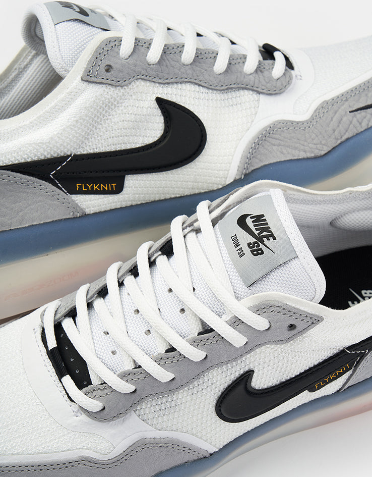 Nike SB PS8 Skate Shoes - Wolf Grey/Black-Wolf Grey-White