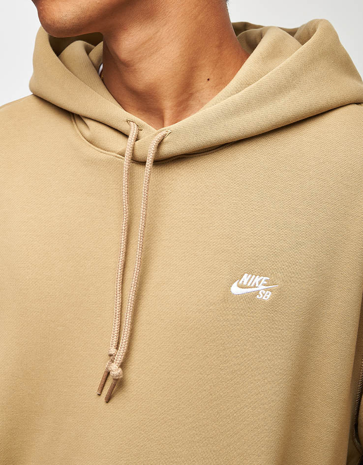 Nike SB Essential Logo Pullover Hoodie - Parachute Beige/White