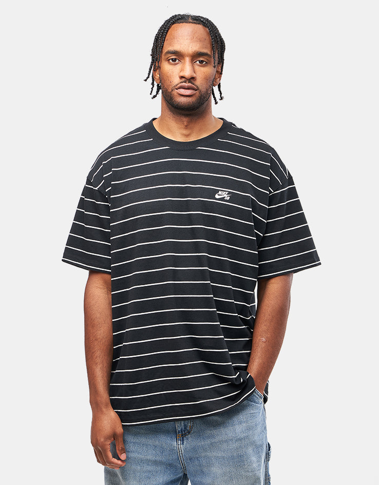 Nike SB M90 Striped T-Shirt - Black