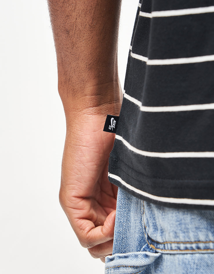 Nike SB M90 Striped T-Shirt - Black