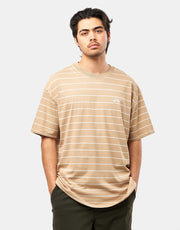 Nike SB M90 Striped T-Shirt - Parachute Beige