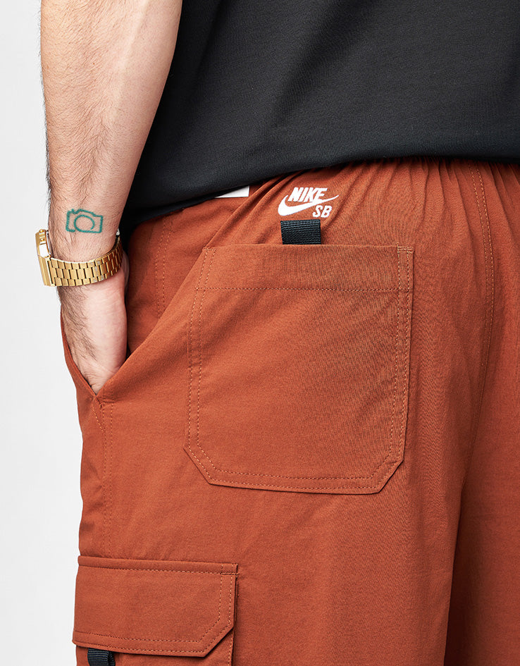 Nike SB Belted Kearny Cargo Shorts - Cinnamon/White