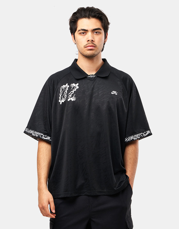 Nike SB Dri-Fit Jacquard Jersey - Black/Black/White