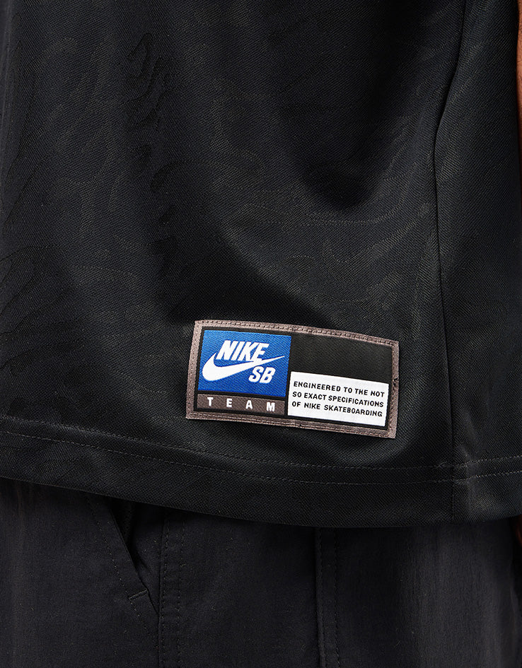 Nike SB Dri-Fit Jacquard Jersey - Black/Black/White