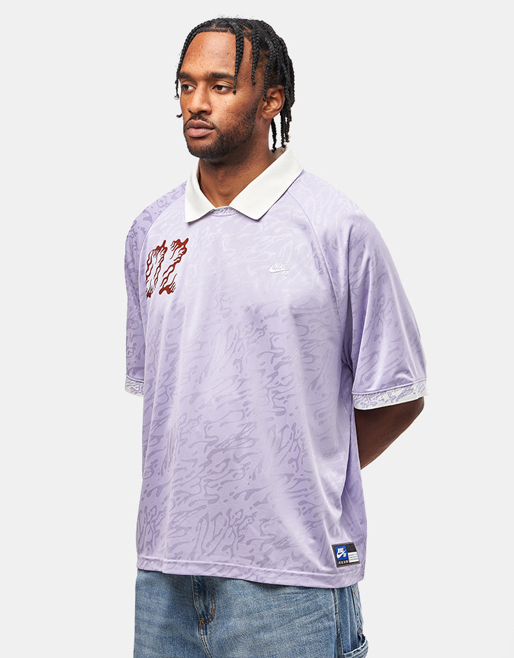 Nike SB Dri-Fit Jacquard Jersey - Hydrangeas/Sail/White