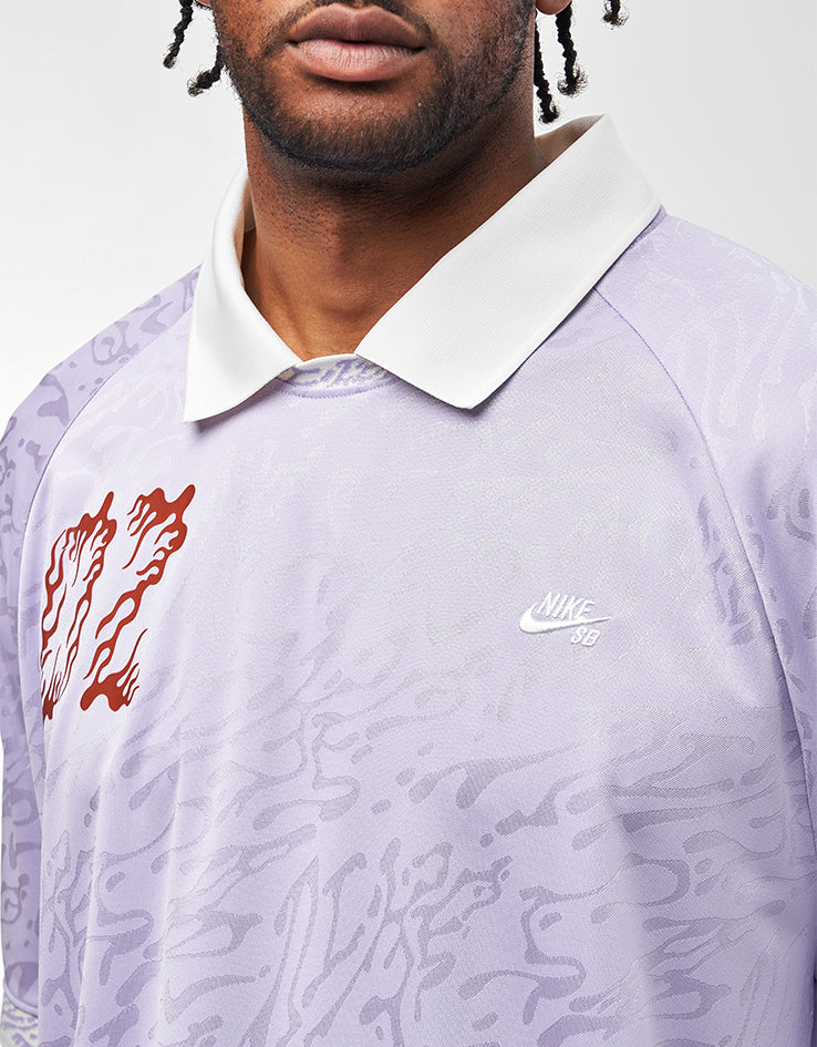 Nike SB Dri-Fit Jacquard Jersey - Hydrangeas/Sail/White