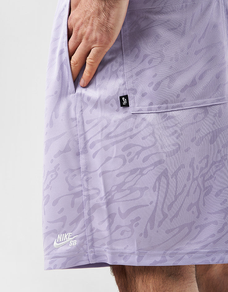 Nike SB Dri-Fit Jacquard Sport Shorts - Hydrangeas/White