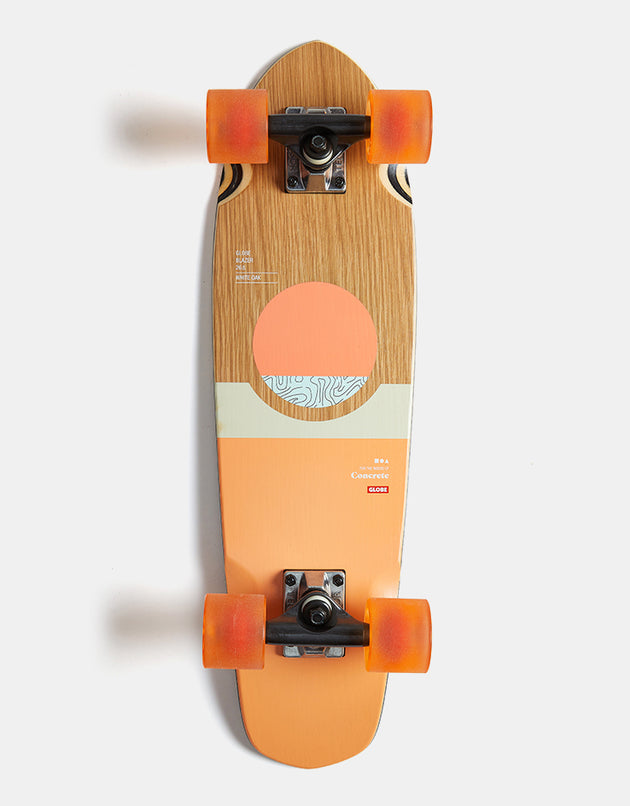 Globe Blazer White Oak Cruiser Skateboard - 7.25" x 26"