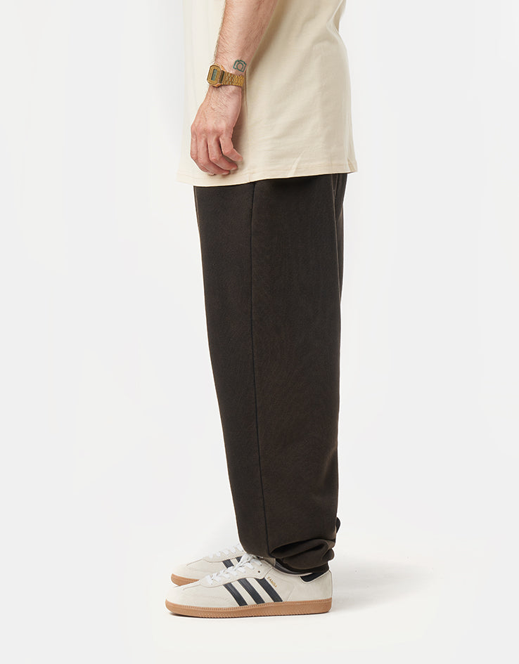 Route One Super Baggy Sweatpant - Brown (Acid Wash)