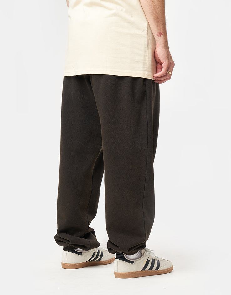 Route One Super Baggy Sweatpant - Brown (Acid Wash)
