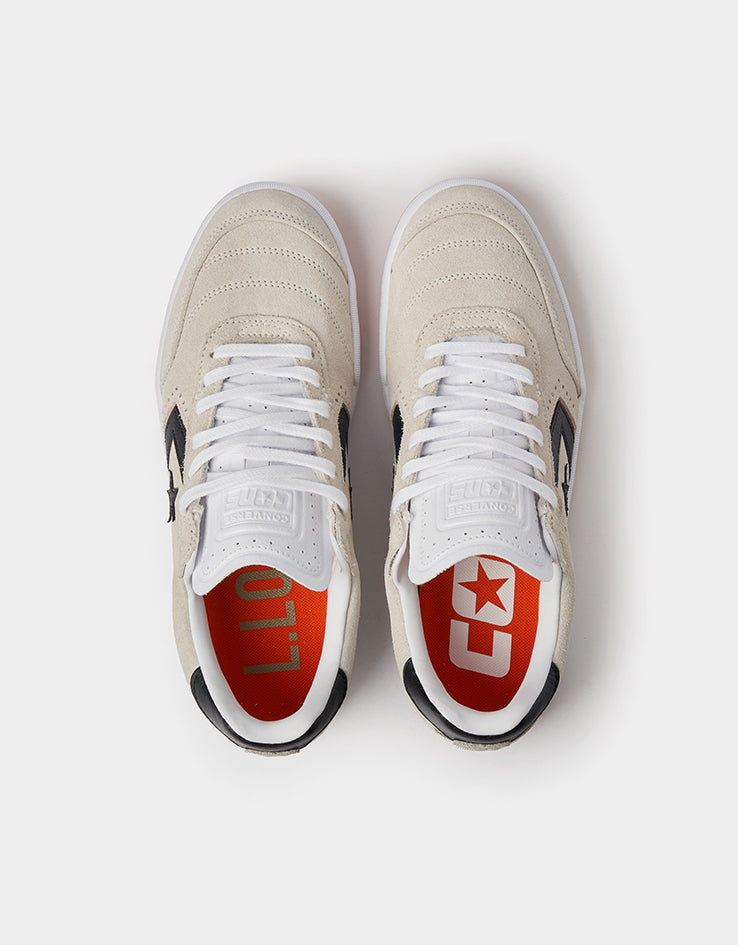 Converse Louie Lopez Pro 2 Skate Shoes - Egret/White/Orange