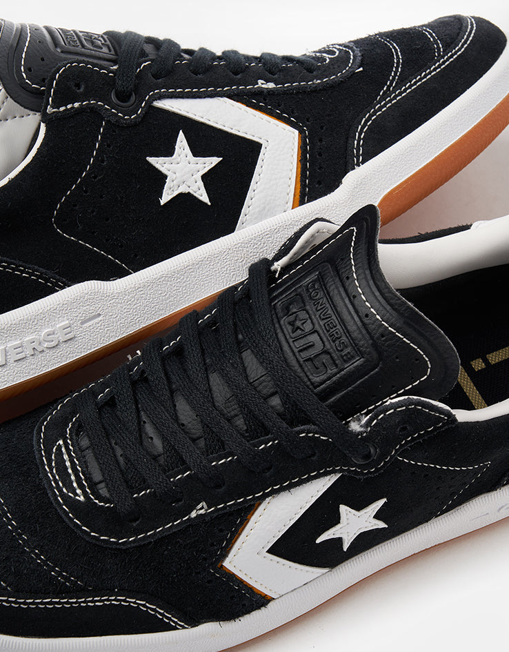 Converse Louie Lopez Pro 2 Skate Shoes - Black/White/Black