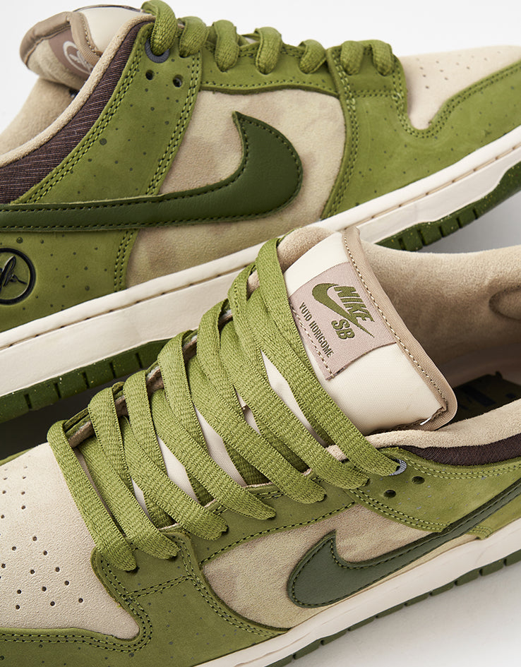 Nike SB 'Yuto' Dunk Low Pro QS Skate Shoes - Asparagus/Legion Green-Lt Khaki