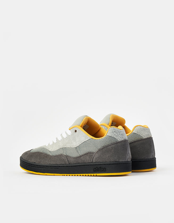 etnies Snake Skate Shoes - Grey/Grey/Yellow